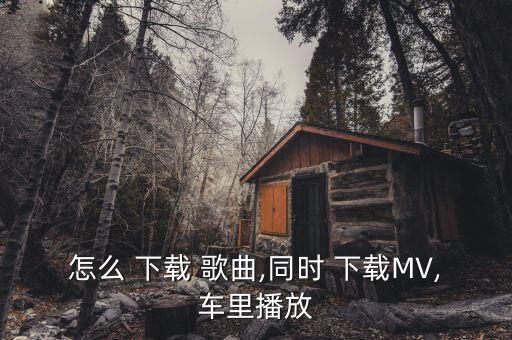 怎么 下载 歌曲,同时 下载MV,车里播放