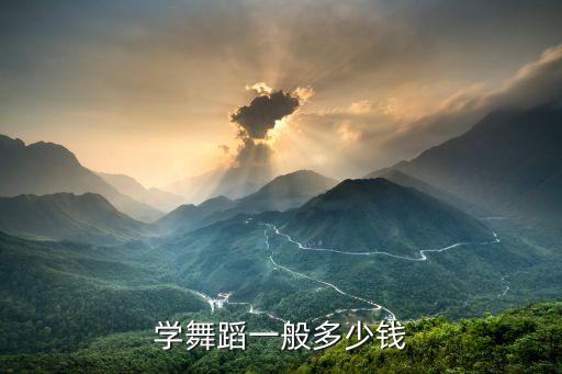 学舞蹈一般多少钱