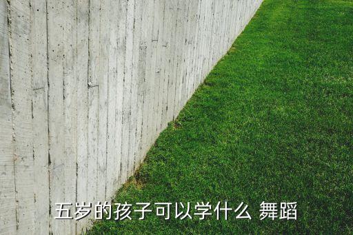 五岁的孩子可以学什么 舞蹈