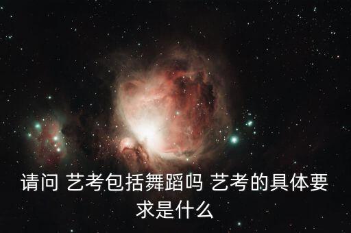 北舞艺考女生要求拉丁舞学历,我国艺考分两种类型