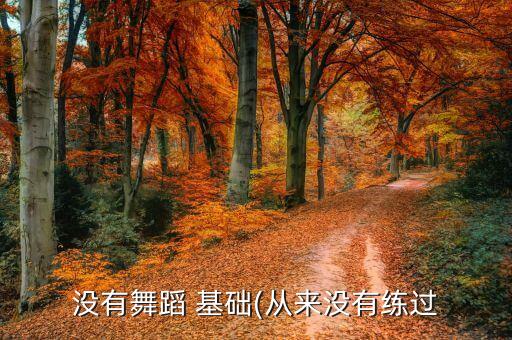 没有舞蹈 基础(从来没有练过