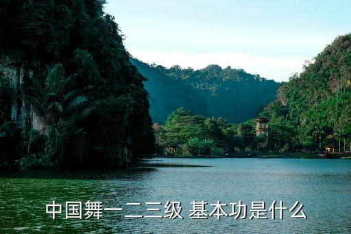 中国舞一二三级 基本功是什么