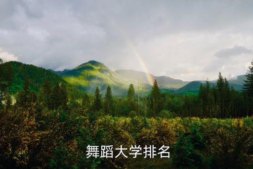  舞蹈大学排名