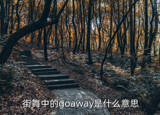  街舞中的goaway是什么意思