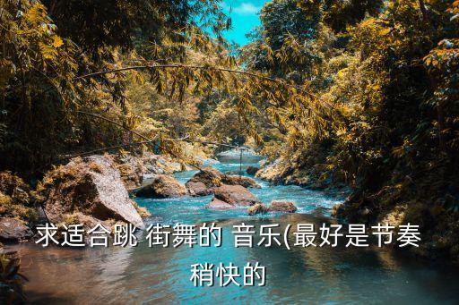 求适合跳 街舞的 音乐(最好是节奏稍快的