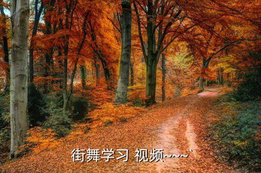  街舞学习 视频~~~`