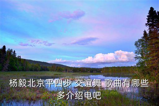 杨毅北京平四步 交谊舞 歌曲有哪些多介绍电吧