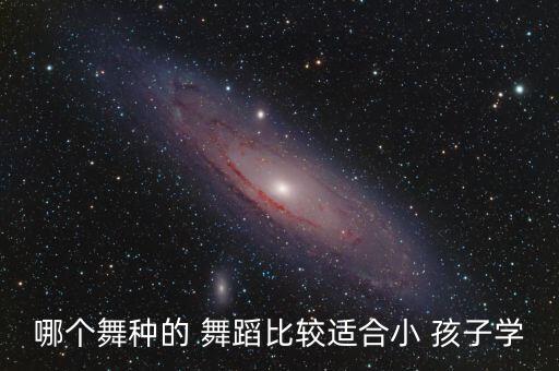 哪个舞种的 舞蹈比较适合小 孩子学