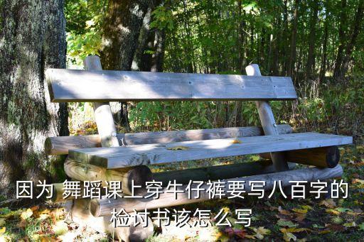 因为 舞蹈课上穿牛仔裤要写八百字的检讨书该怎么写