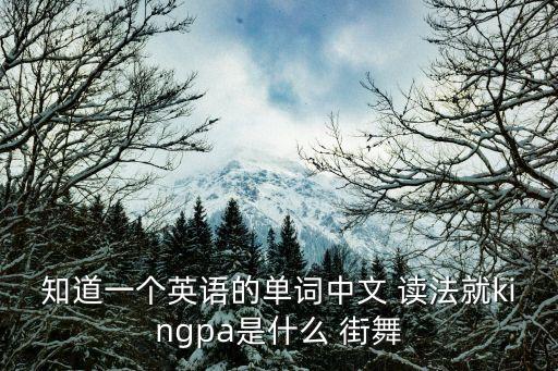 街舞英文名称的读法,各国家英文名称谐音读法