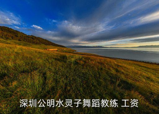 深圳公明水灵子舞蹈教练 工资