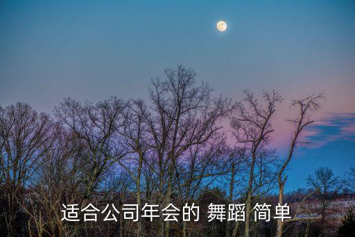 适合公司年会的 舞蹈 简单