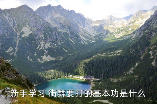 新手学习 街舞要打的基本功是什么