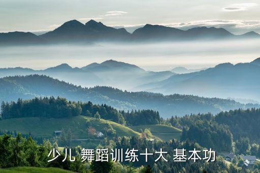  少儿 舞蹈训练十大 基本功