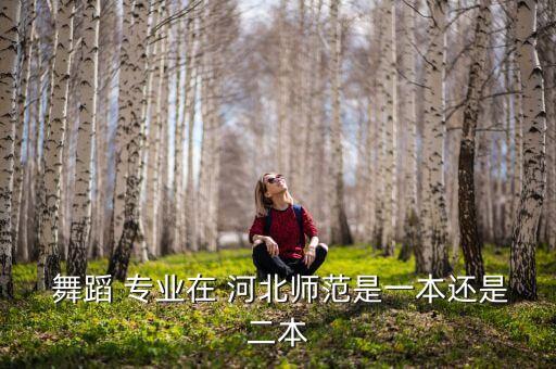  舞蹈 专业在 河北师范是一本还是二本