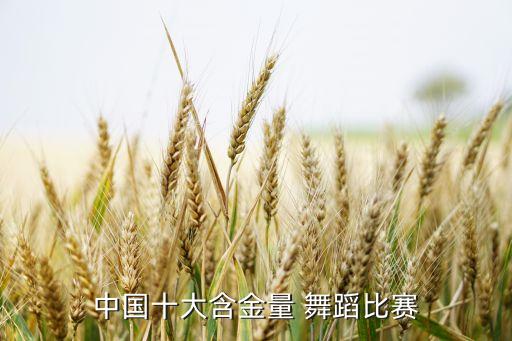 中国十大含金量 舞蹈比赛