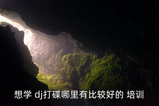 想学 dj打碟哪里有比较好的 培训