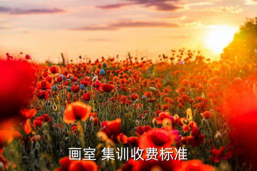 画室 集训收费标准