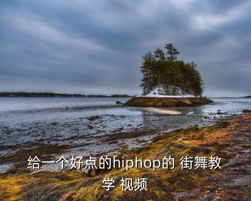 给一个好点的hiphop的 街舞教学 视频