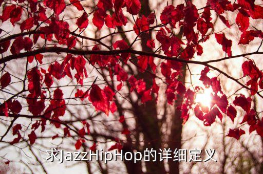 求JazzHipHop的详细定义