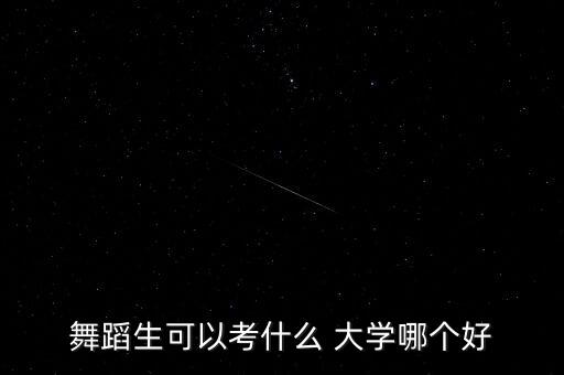 民舞艺考都能上哪些大学