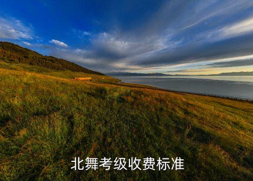 北舞考级收费标准