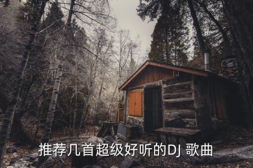 推荐几首超级好听的DJ 歌曲