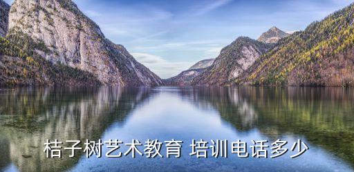 桔子树艺术教育 培训电话多少