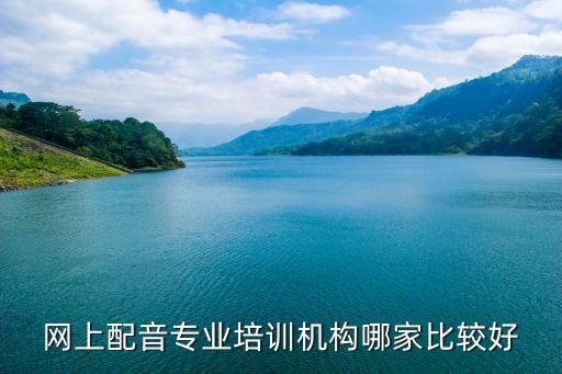 网上配音专业培训机构哪家比较好