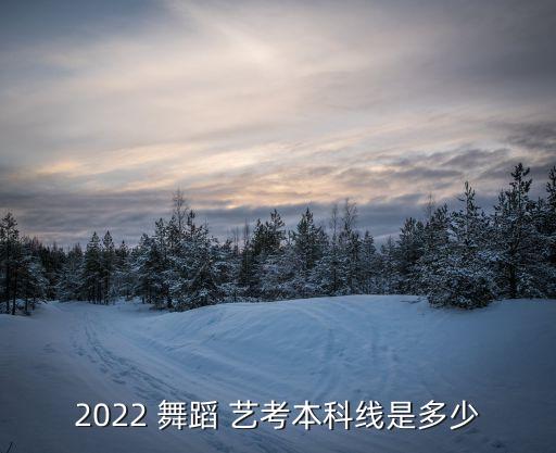 舞蹈专业艺考分数线,山东舞蹈艺考分数线2022年