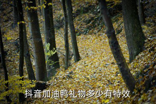 抖音加油鸭礼物多少有特效